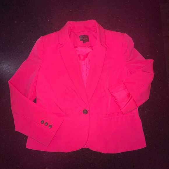 UEC WORTHINGTON NEON PINK BLAZER JACKET SZ PL - Picture 2 of 10